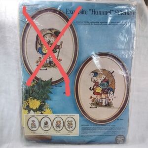 Paragon Needlecraft Exquisite Hummel Stitchery KIT #0365 The Umbrella Children